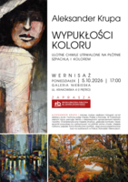 Plakat wystawy malarstwa Aleksandra Krupy